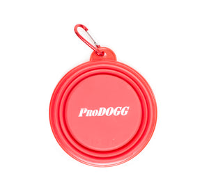 PRODOGG™ Red Collapsible Water Bowl With White Logo 195201