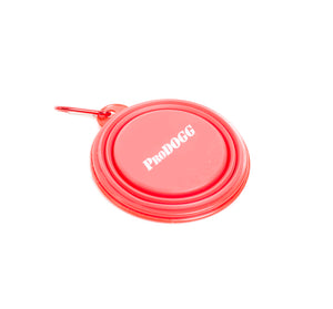 PRODOGG™ Red Collapsible Water Bowl With White Logo 195201